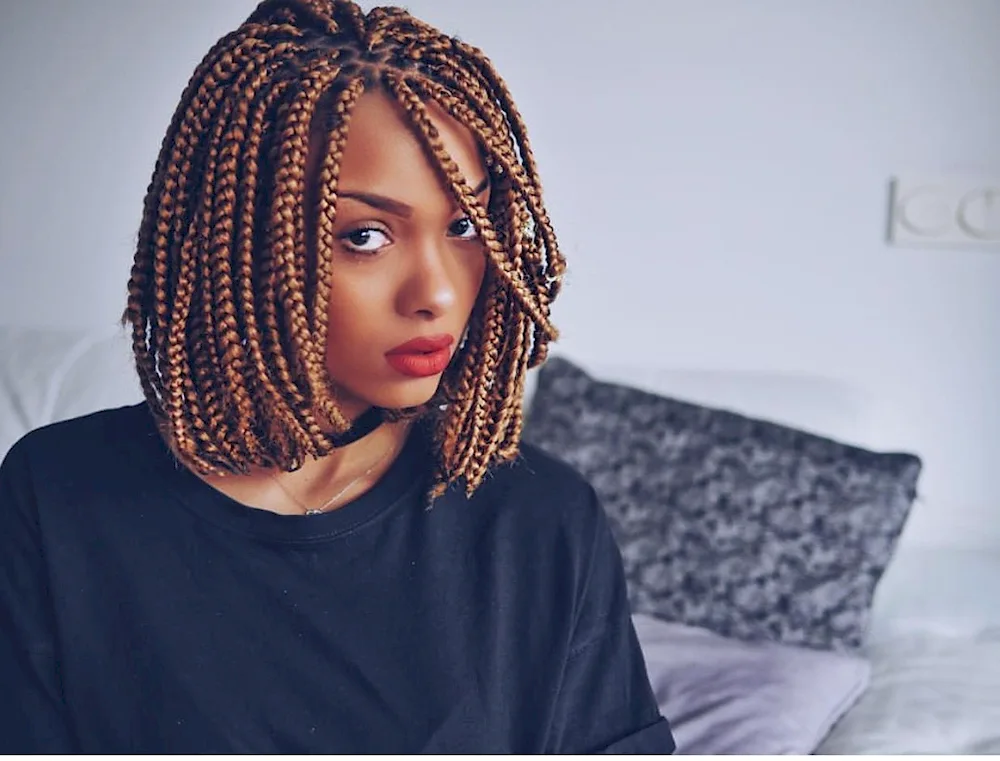 De Senegalese braids. Afro braids