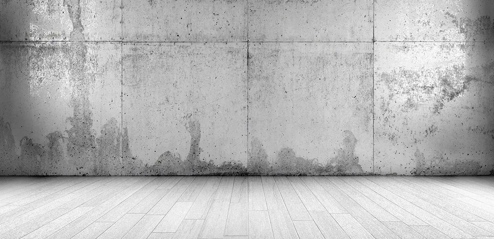 Grey wall and floor background