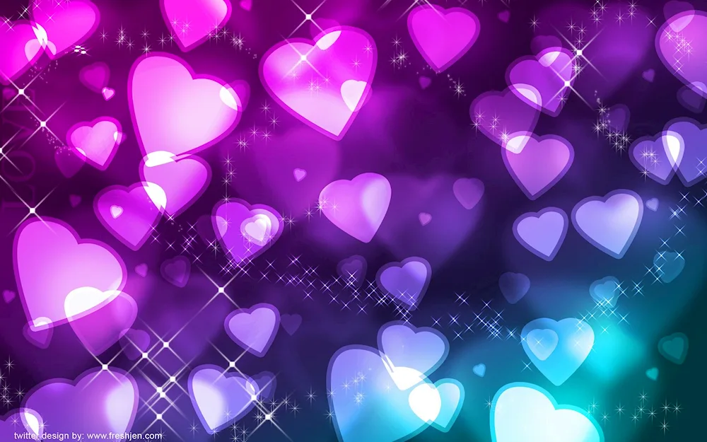 Hearts background