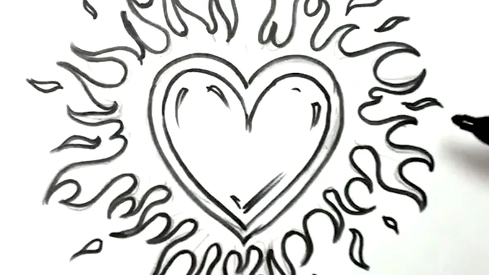 Drawing a heart