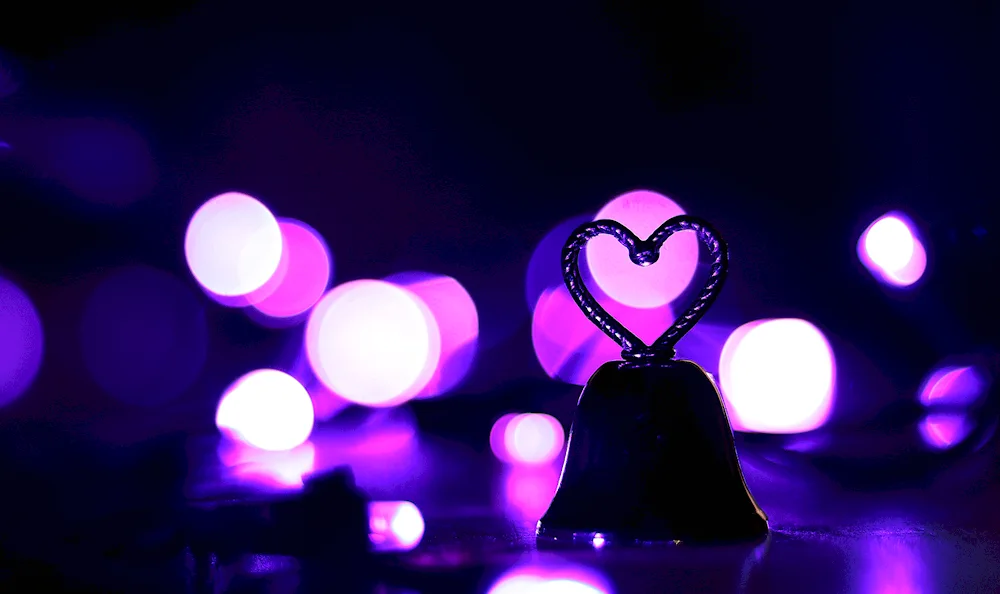 Purple heart background for photoshop