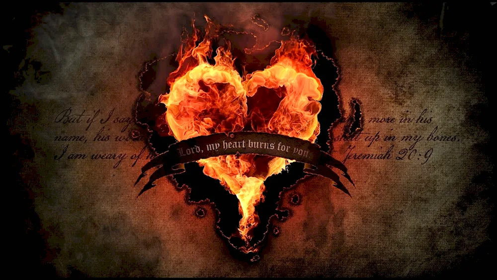 Fiery heart