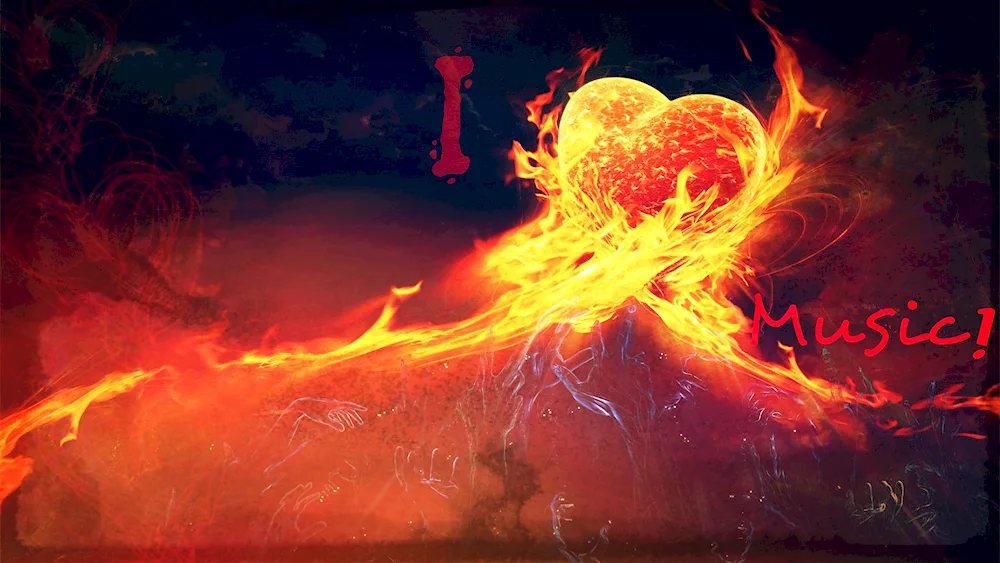 Fiery heart