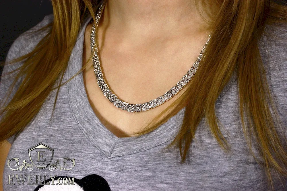 Foxtail chain silver