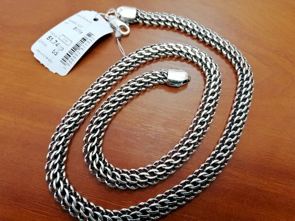 Python silver chain 100 grams