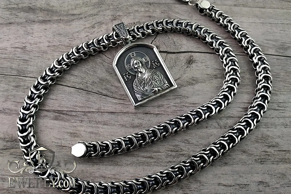 Silver RAMZES Chain double bismarck chain silver RAMZES
