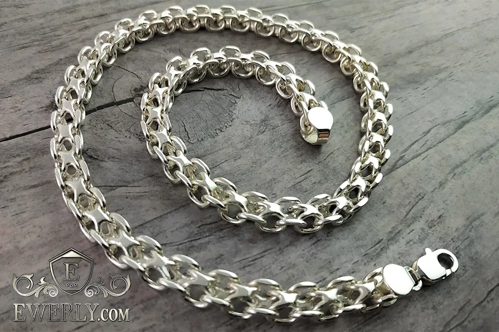 Baraka chain anchor silver