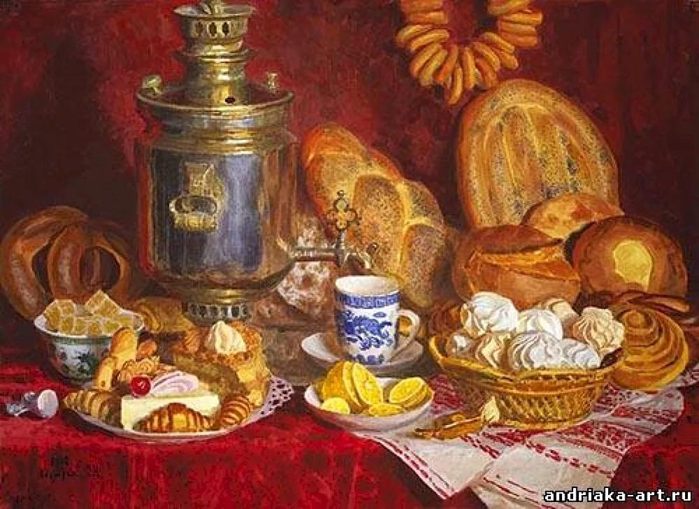 Sergei Andriyaka still lifes