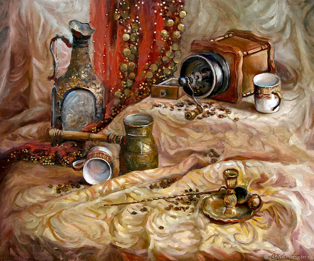Coffee painting
