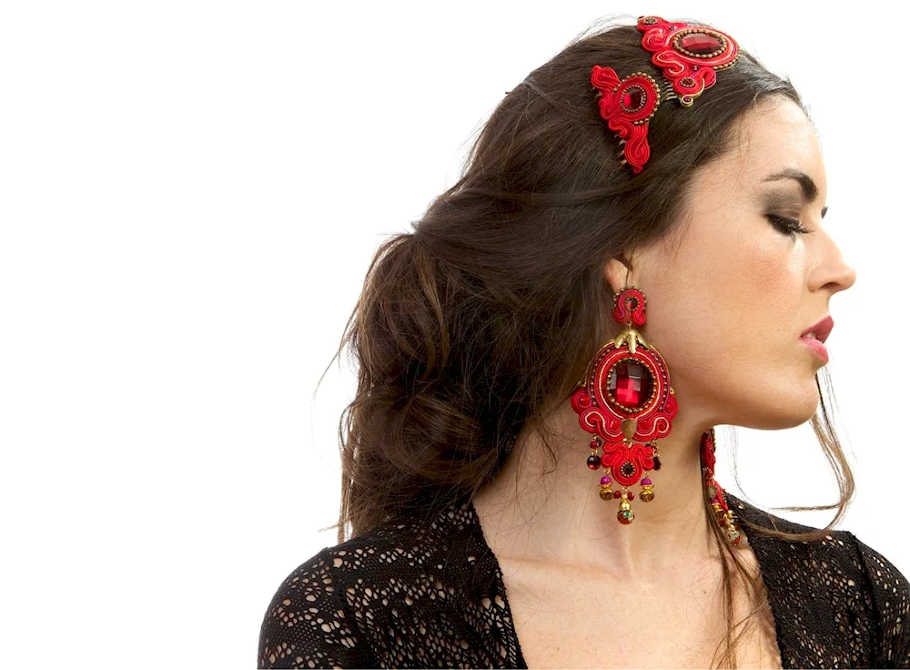 Flamenco earrings