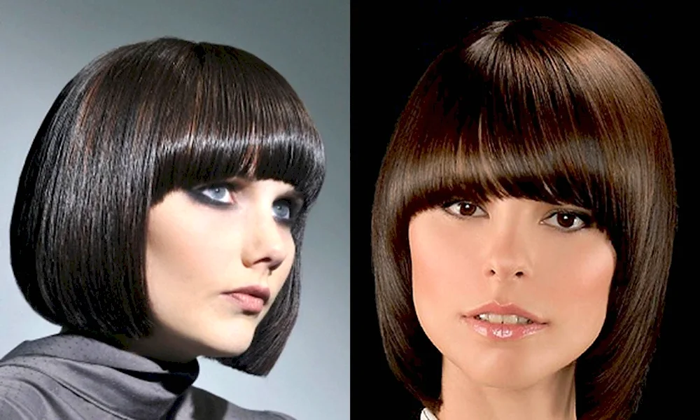 Sesson bob haircut asymmetry