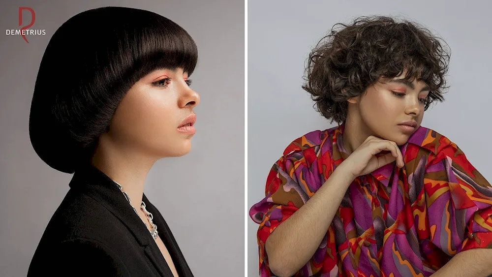Bob haircut. Garson short hair for women