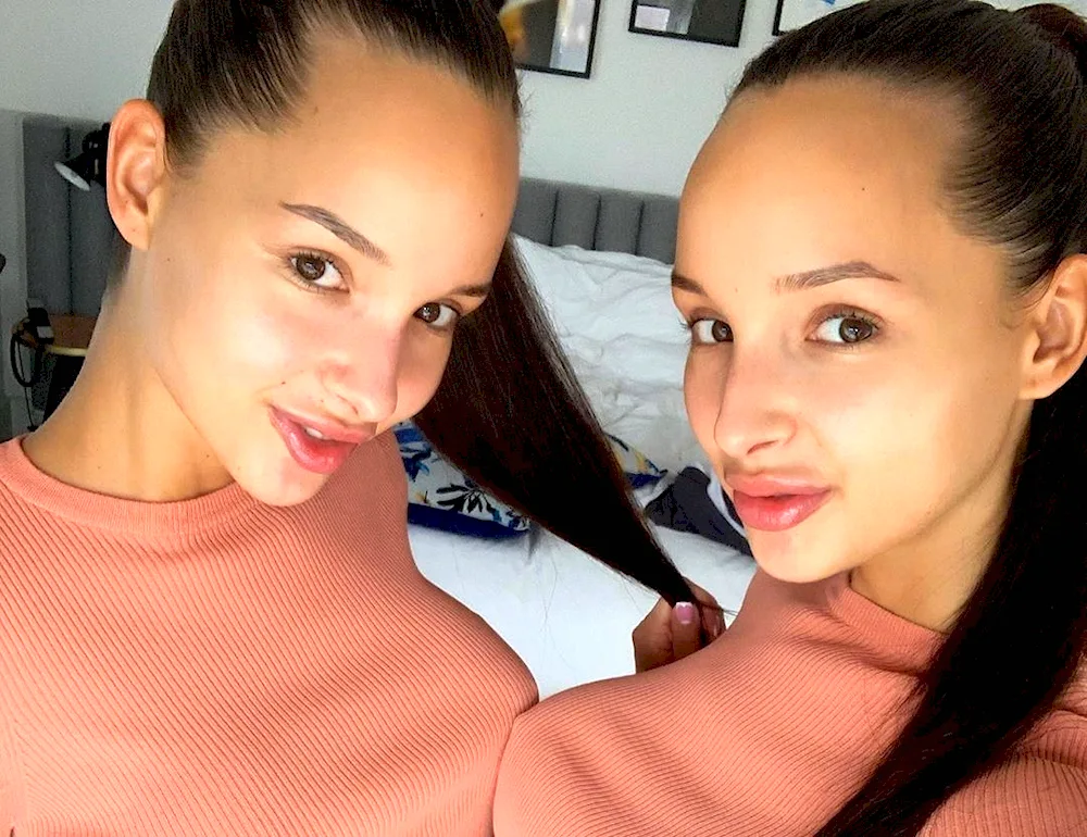 Sisters Adelya and Alina Fatkheevs