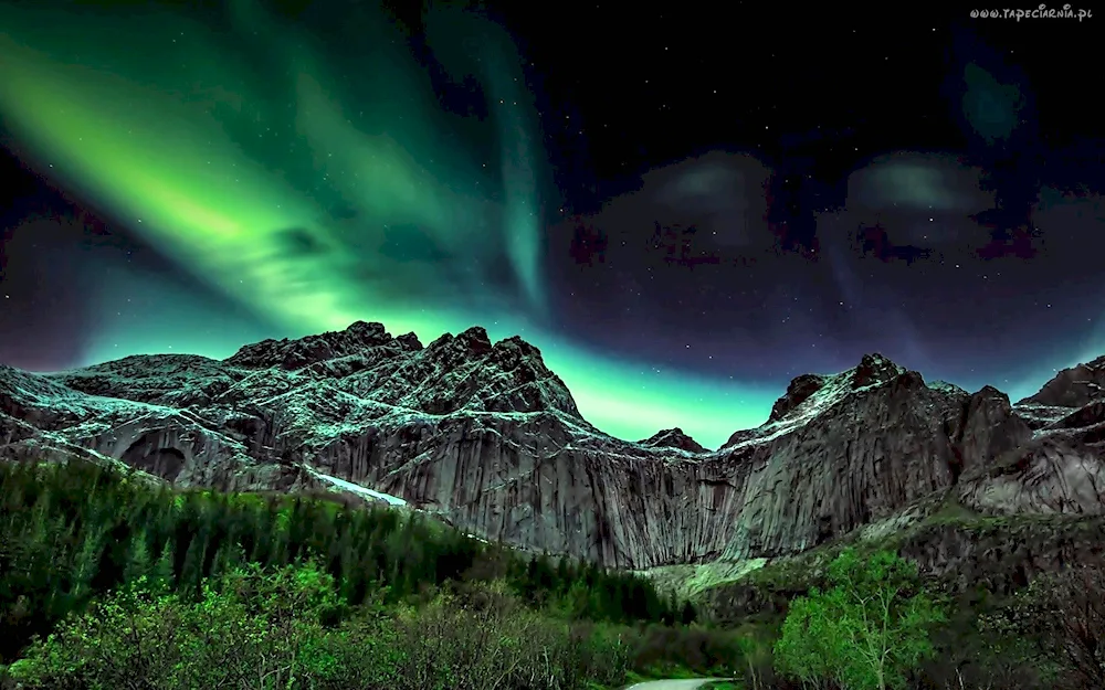 Mountains at Night