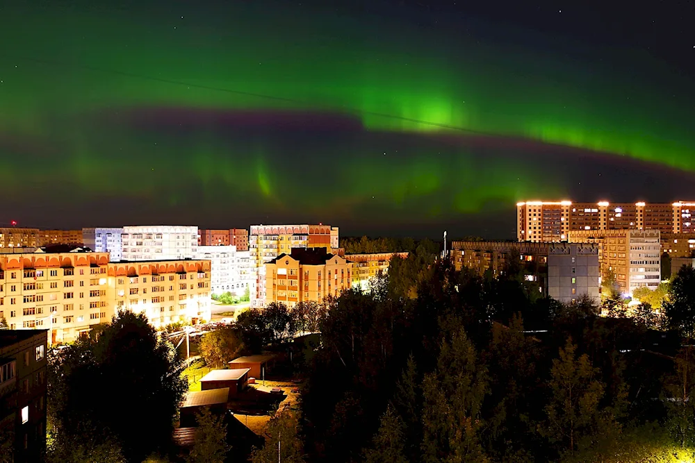 Northern Lights in Vorkuta 2022