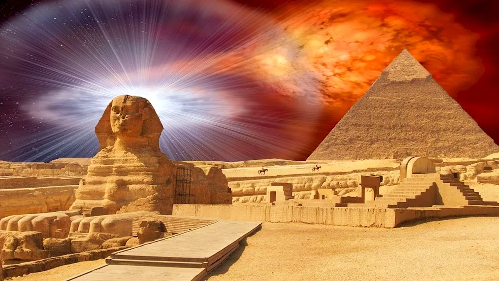 Sphinx pyramid in Egypt