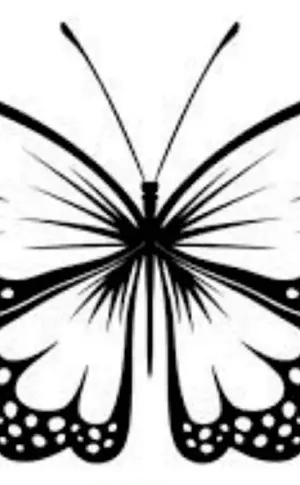 Butterfly template