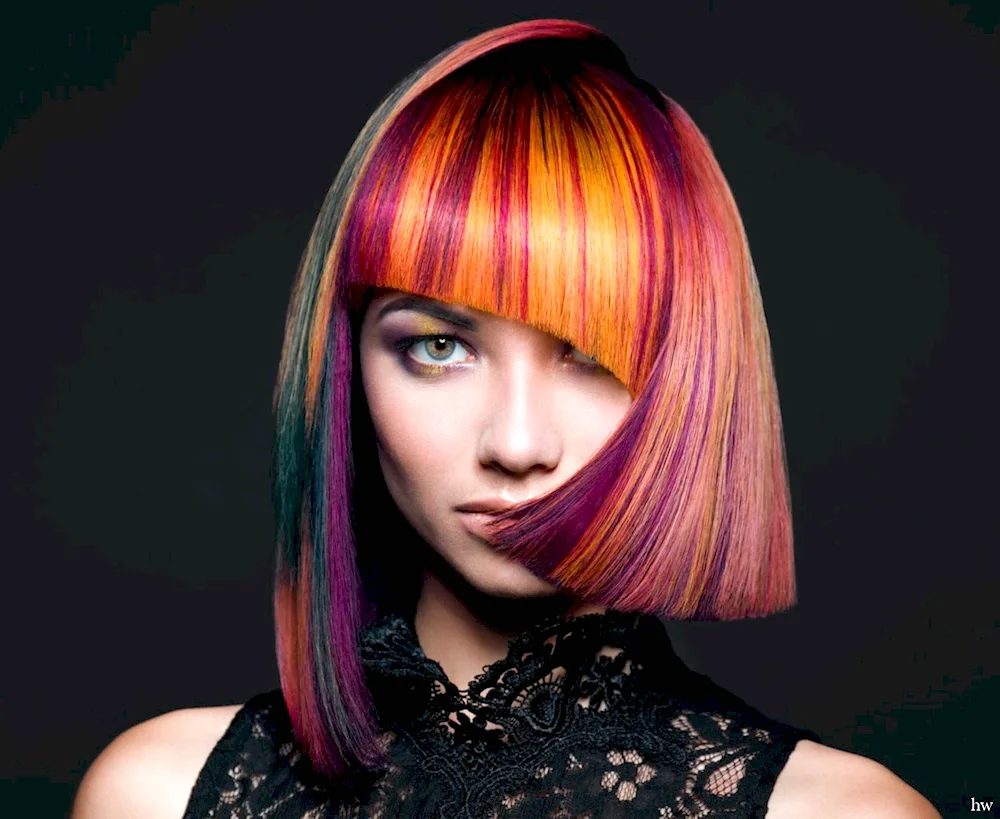 Ombré two-tone colouring