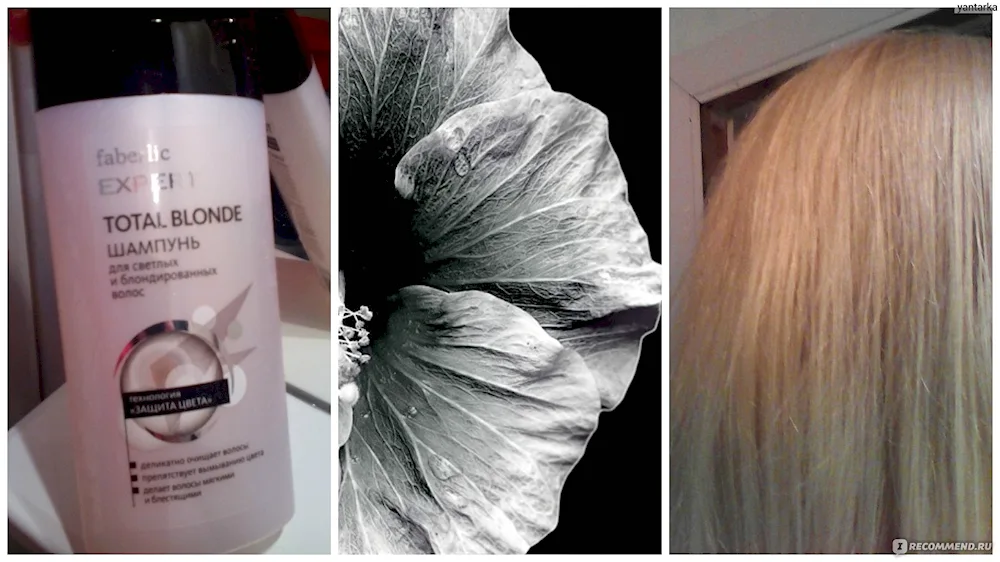 Bleached hair