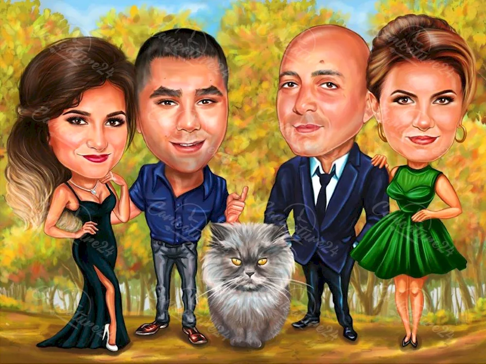 Partner's caricature