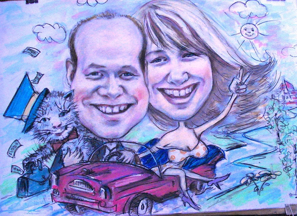 Fedor Dobronravov's caricature