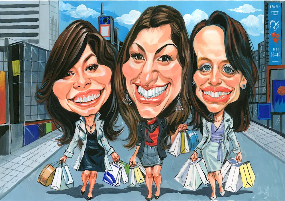 Family caricature