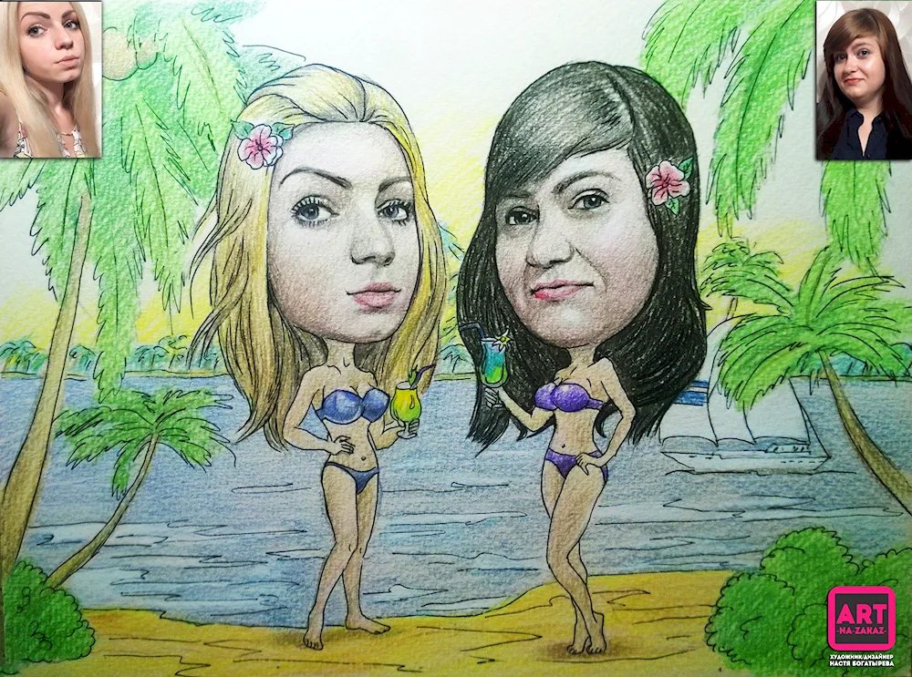 Cartoon girlfriends