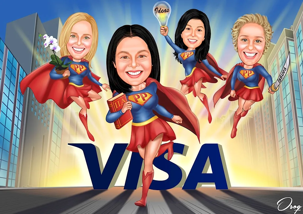 Family cartoon