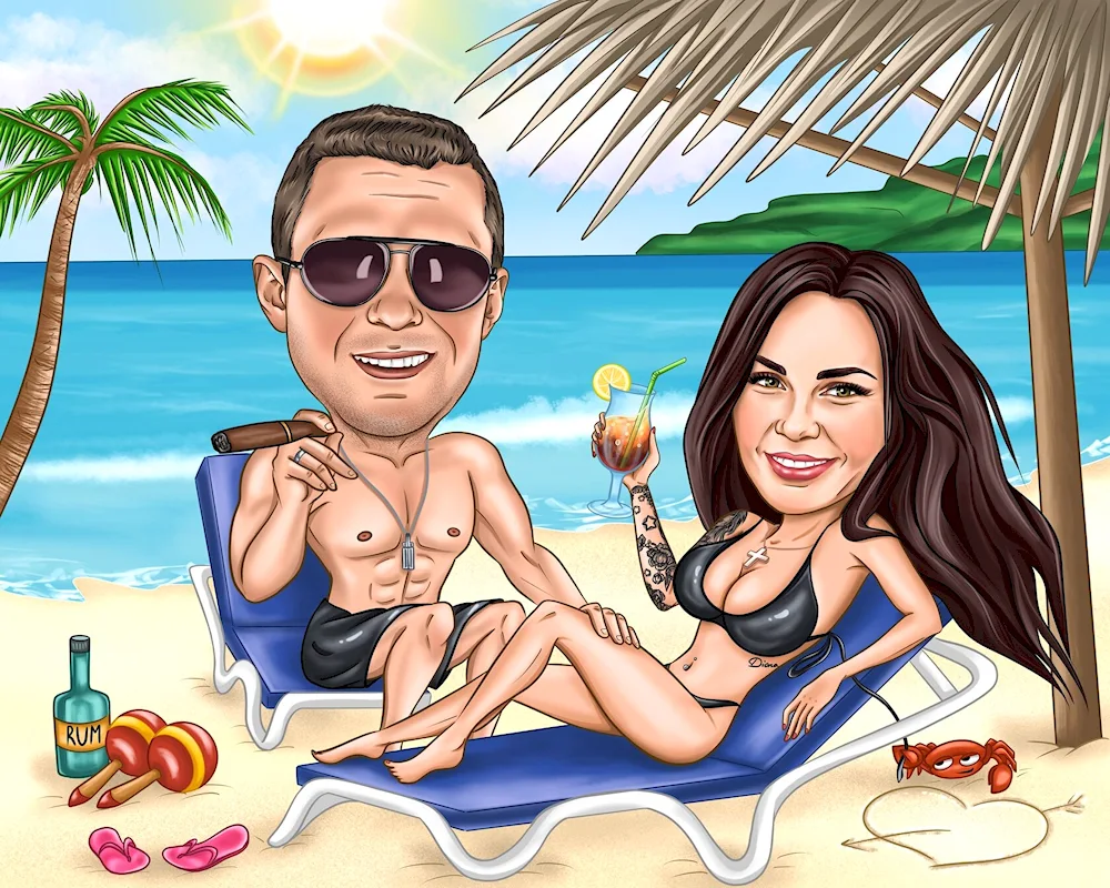 Girlfriend cartoon