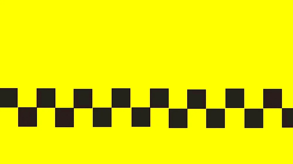 Taxi checkers vector