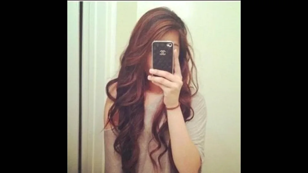 Beautiful girls with long hair with long hair
