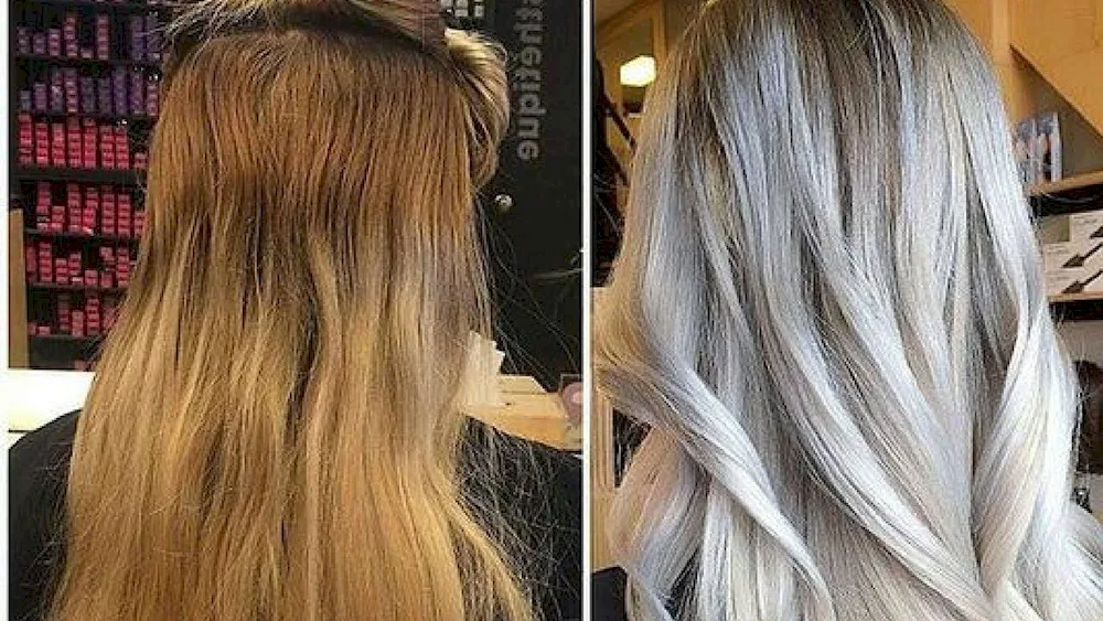 Balayage balayage ash blond
