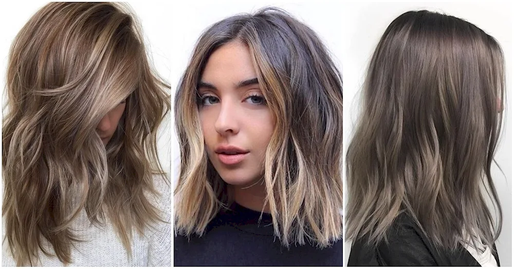 Light ends on dark hair
