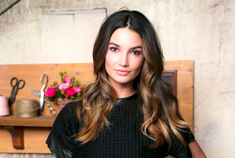 Balayage on dark hair 2018
