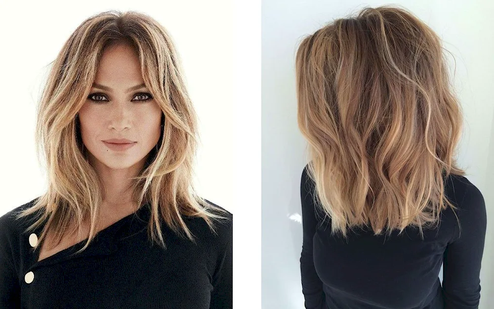 Shading on dark blonde hair medium