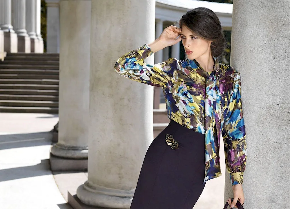 Gizia silk blouse