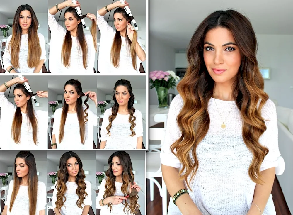 Voluminous curls