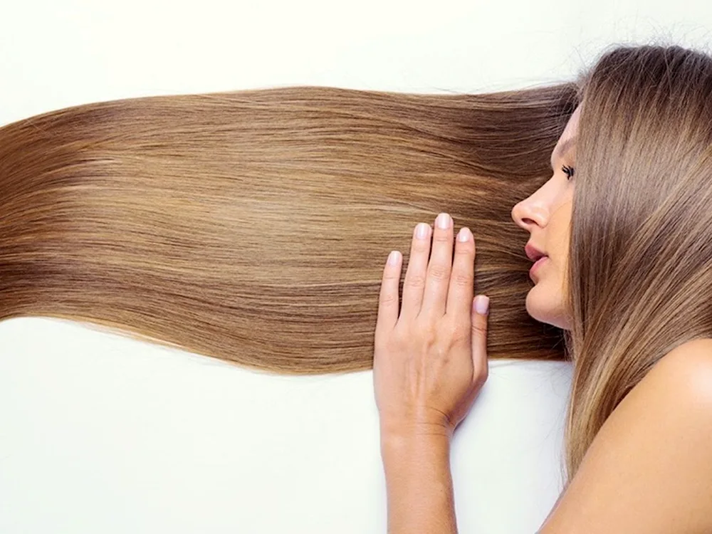 Girl's hair after bleaching