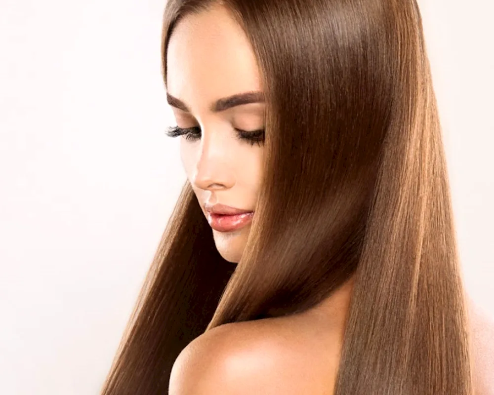 Keratin hair straightening