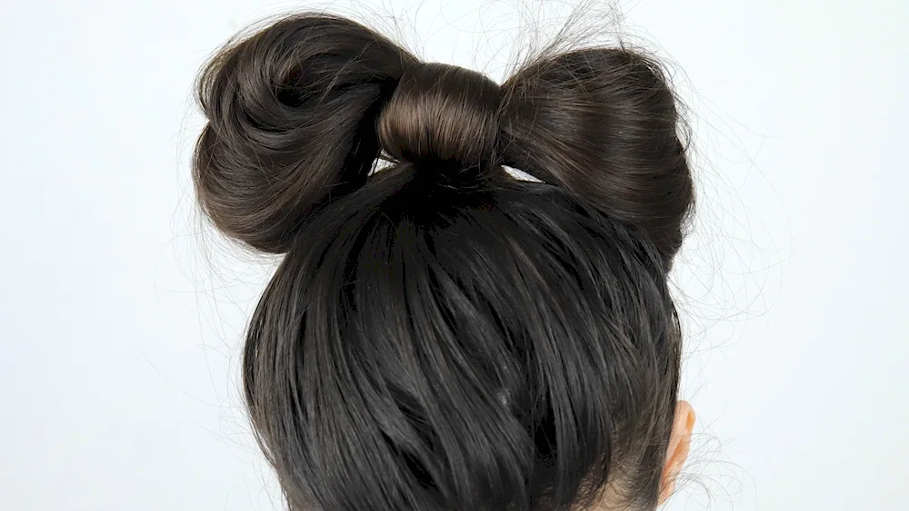 Bun hairstyle