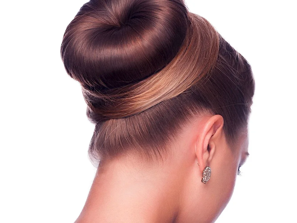 Beautiful bob on the head