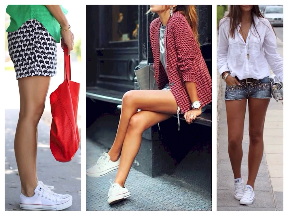 White sneakers