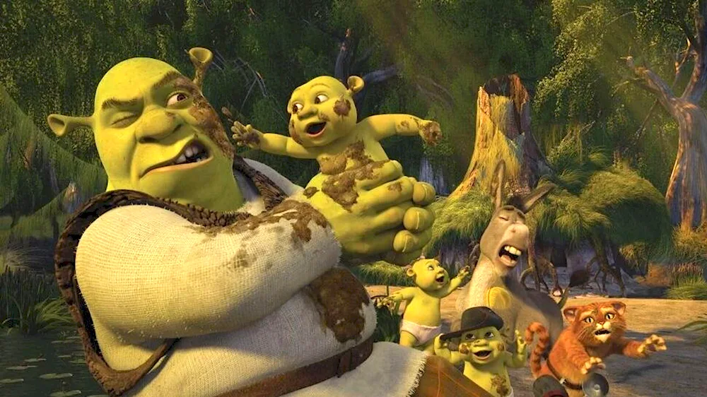 Shrek cartoon 2001