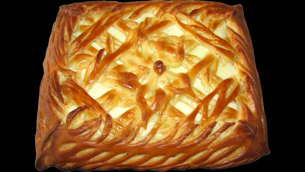 Stolle pie decoration