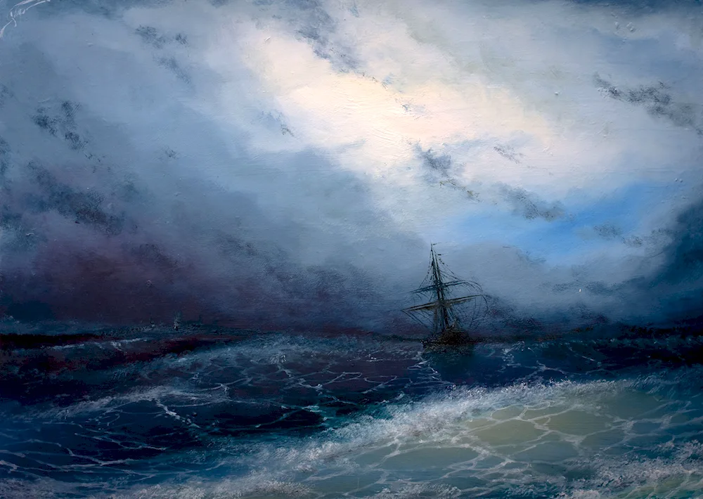 Storm 1854 Aivazovsky