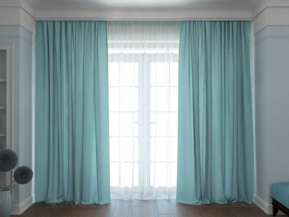 Curtains for a doorway