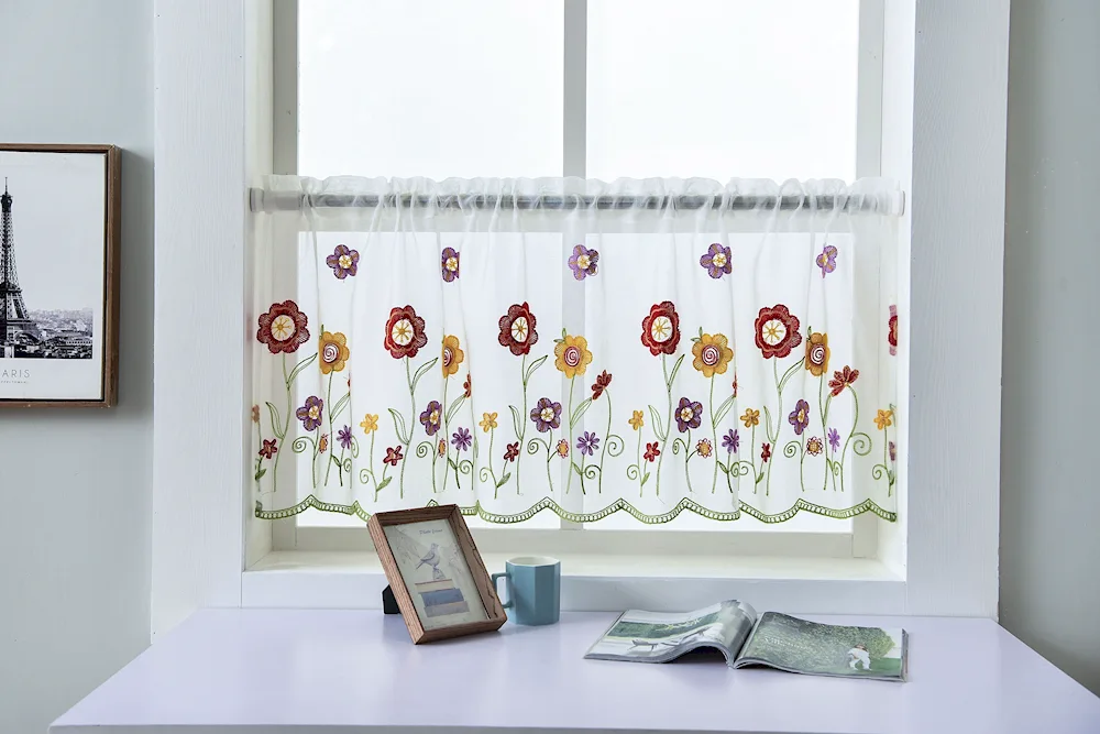 Scalloped curtains