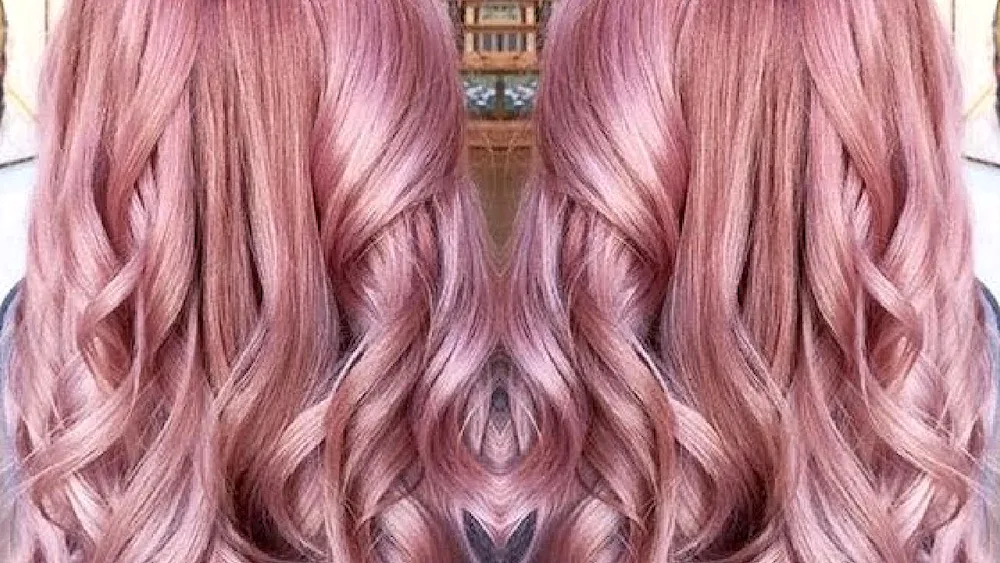 Rose Gold hair colour