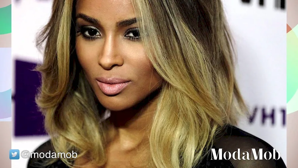 Ombré. in light colours