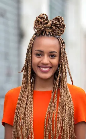 Ciara Afro plaits